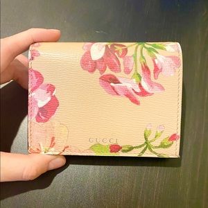 Gucci Bloom Card Leather Wallet